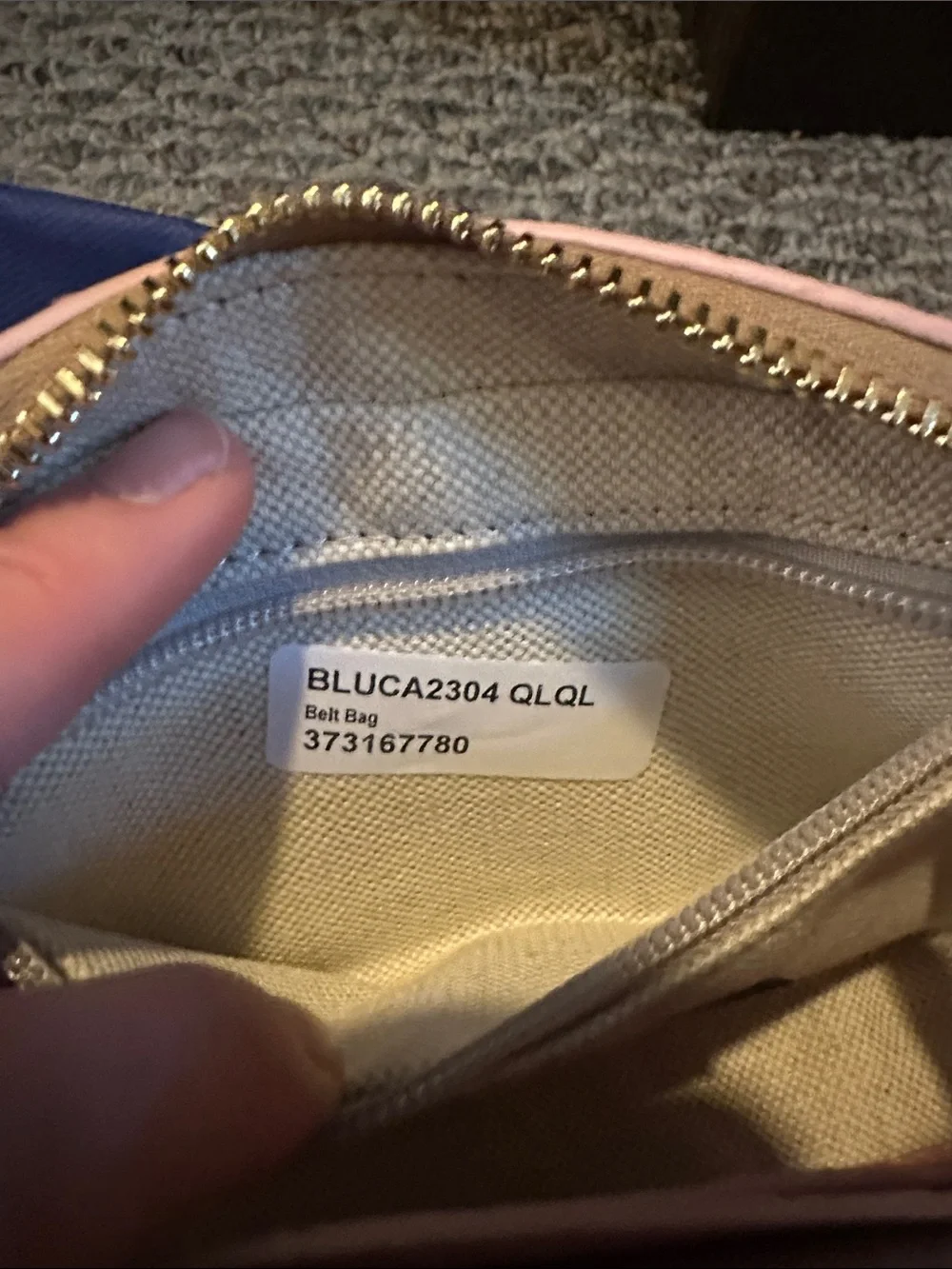 Dooney & Bourke Pink Pebbled Leather Mini Crossbody with Tan Strap, NWOT